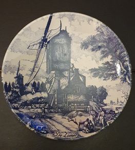 Original Blue Handmade 4 Seasons Plates