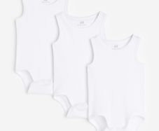 H&M sleeveless vests/bodysuits age 3-4 years