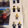 Lego City set 60138 minifigures from parts 1,2,3. Image 2