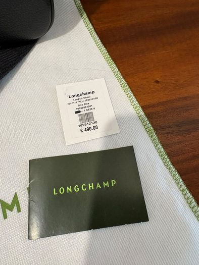 Luxury Designer brand Longchamp black leather bag BRAND NEW