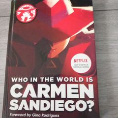 Netflix series. Who in the world is Carmen Sandiego. Hardback edition.  Children kid's book's