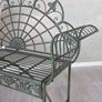 Garden Bench Antique Iron Bench Nostalgic Bench Wrought Iron Image 4