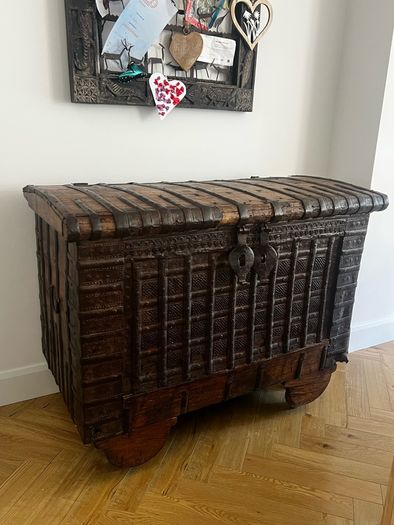 Antique wooden chest