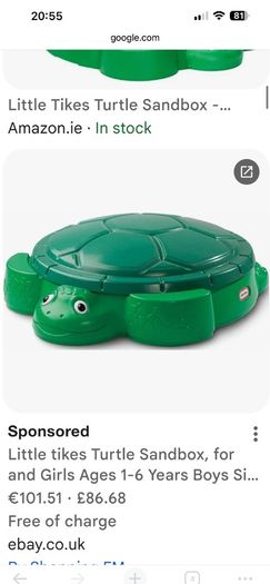 turtle sandpit