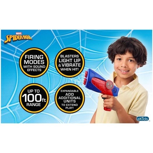 Spider-Man Laser Tag Gun Blasters Trio
