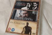 New Russel Crowe 3 Movie Dvd Boxset
