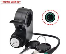 Throttle for Kukirin G2 Pro /G2 Max Electric Scooter Speed Throttle Accerrator Switch Electric Lock with Key Replacement