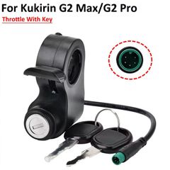Throttle for Kukirin G2 Pro /G2 Max Electric Scooter Speed Throttle Accerrator Switch Electric Lock with Key Replacement