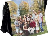 Personalised Small Shoulder Bag, Black / back to school stationery