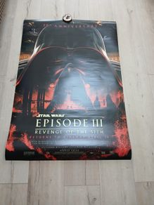 Star Wars 20th anniversary Revenge of the sith  episode.3 CINEMA QUAD POSTER