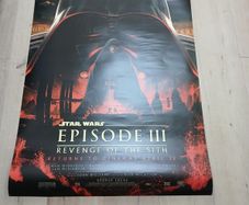 Star Wars 20th anniversary Revenge of the sith  episode.3 CINEMA QUAD POSTER