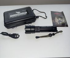 Brand New Shadowhawk Rechargeable Tactical LED Flashlight Set