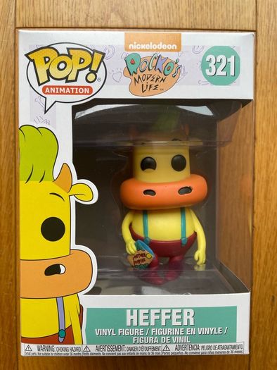 Nickelodeon Funko Pop! Roco's Modern Life. Heffer #321.