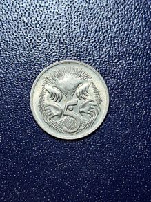 Australia 5 cent coin #Echidna