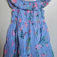 Girls Floral Summer Dress 3-4 Years