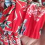 Red Floral Dress Image 4