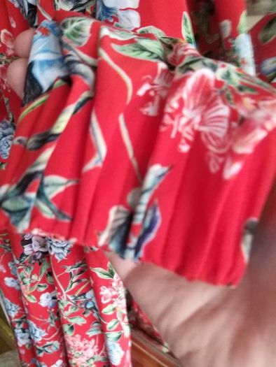 Red Floral Dress