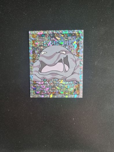 Muk 1999 Merlin Pokemon Sticker Holographic Prism