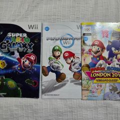game manuals and bits