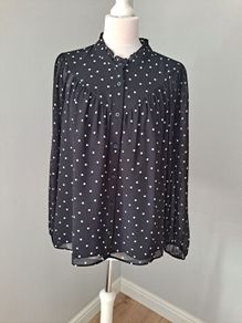 Marks & Spencer polka dot blouse size UK 16