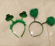 St Patrick's Day hairbands x 2