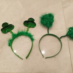 St Patrick's Day hairbands x 2
