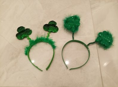 St Patrick's Day hairbands x 2