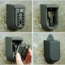 Outdoor/Indoor Wall Mount Safe Cabinet Key Security Box Storage Lock Box Combination Digital Small Lock Keysafe Image 3