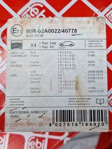 Opel Astra Brake Discs