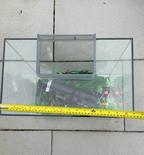 Complete 40L Aquarium Bundle + Wall-Mount Tank & Accessories