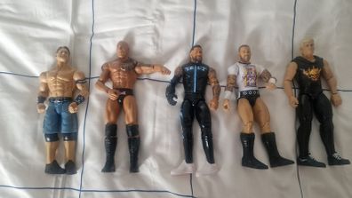 WWE Action Figure Bundle 5 Figures