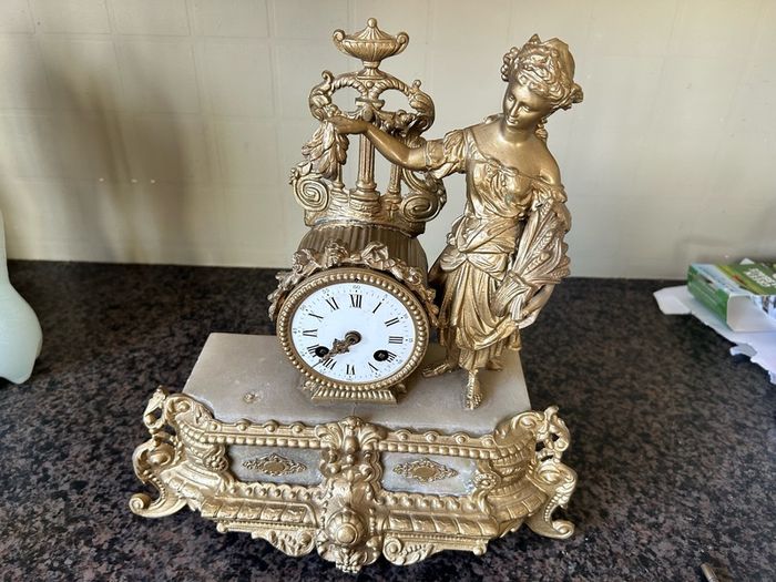 Antique Victorian French Mantel Clock