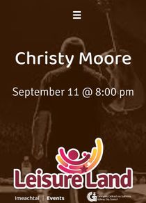 Christy Moore ticket