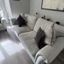 Large 3-seater fabric sofa - excellent condition Image 4