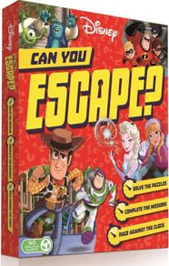 Disney Pixar escape game with puzzles birthday present