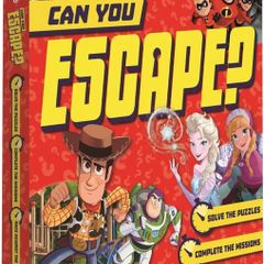 Disney Pixar escape game with puzzles birthday present