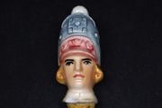 Vintage Napoleonic Soldier Ceramic Bottle Stopper