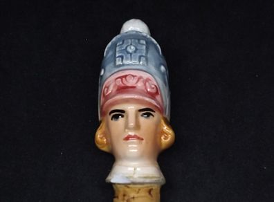 Vintage Napoleonic Soldier Ceramic Bottle Stopper