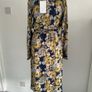 dress bnwt wrap dress ichi brand size small navy patterned 10/12 Image 8