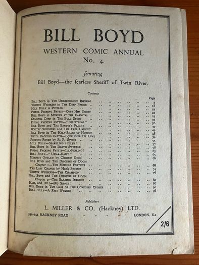 Western annual: 'Bill Boyd' number 4