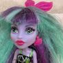 Monster High Doll Electrified Monstrous Twyla Boogeyman Hair Raising Ghouls Used NO HANDS Please look at the pictures Image 3
