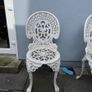 cast iron chairs and table top Image 2