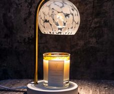 Candle Warming Lamp : White confetti