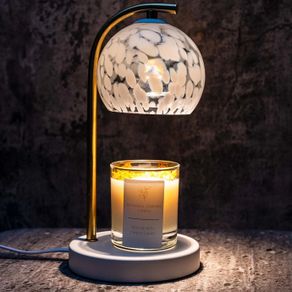 Candle Warming Lamp : White confetti