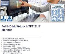 Monitor Full HD Multi-Touch TFT 21.5"