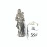 Vintage pewter Madonna and child wall hanging Image 7