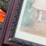 Mahogany Framed picture, " love at first sight" Image 5