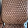 4 Tan Dining Chairs Image 6