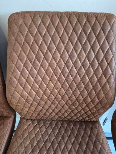 4 Tan Dining Chairs