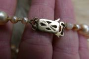 Ww2 Ciro 9ct Gold 375 Clasp  Strand Imitation Pearl Ciro Necklace With 1942 Rose Gold 375 Clasp